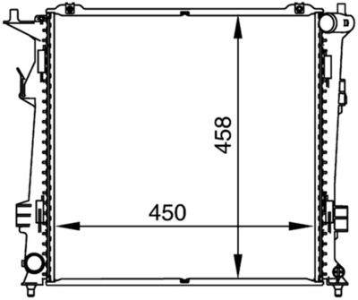 Radiateur - CR1367000P - MAHLE