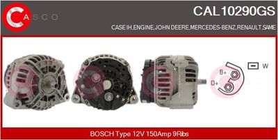 CASCO CAL10290GS Генератор  для RENAULT MEGANE (Рено Мегане)