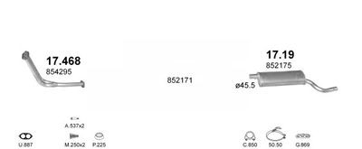 Układ wydechowy POLMO POLMO20083