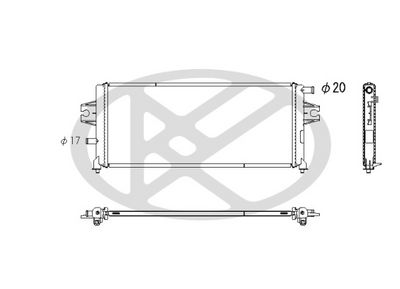 Radiator, racire motor Koyorad PL083927