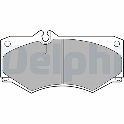 Brake Pad Set, disc brake LP468