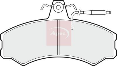 APEC Brake Pad Set, disc brake PAD384