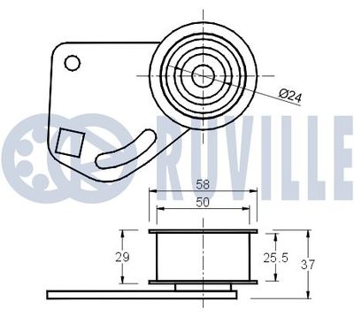 ROLA INTINZATOR CUREA DISTRIBUTIE RUVILLE 540159 1