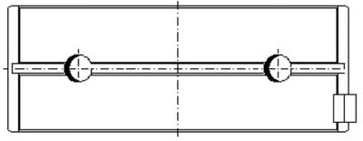 Juego de cojinetes de cigüeñal