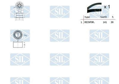 SET CUREA DE DISTRIBUTIE Saleri SIL TK1087 1