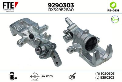 спирачен апарат FTE 9290303