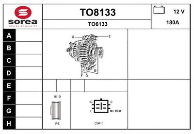 GENERATOR SNRA TO8133