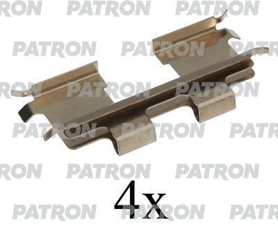 Комплектующие, колодки дискового тормоза PATRON PSRK1107 для SSANGYONG KORANDO