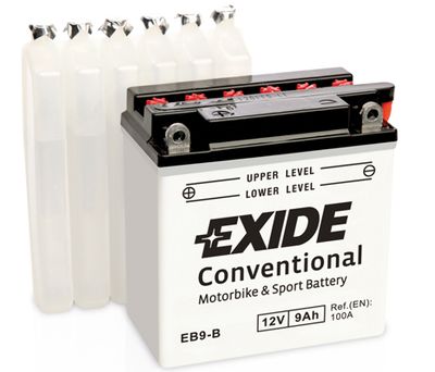 Стартерная аккумуляторная батарея EXIDE EB9-B для CAGIVA 125