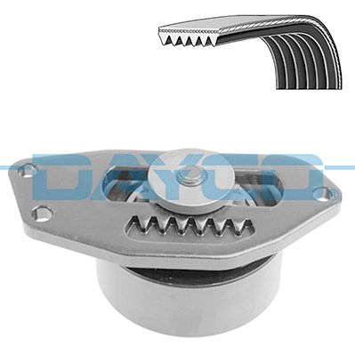 SET CUREA TRANSMISIE CU CANELURI DAYCO KPV566