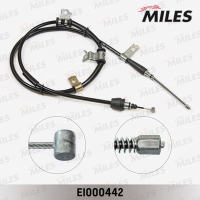 Тросик, cтояночный тормоз MILES EI000442 для HYUNDAI GETZ