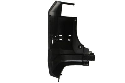 Bumper hoek Achter Rechts (zwart) past: VW CRAFTER II 09.16-