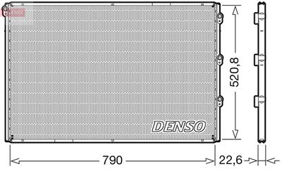 Condensator, climatizare DENSO DCN99079