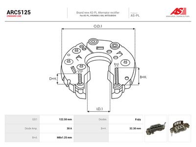 Likeretter, dynamo AS-PL ARC5125