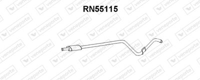 Предглушитель выхлопных газов VENEPORTE RN55115 для RENAULT RAPID