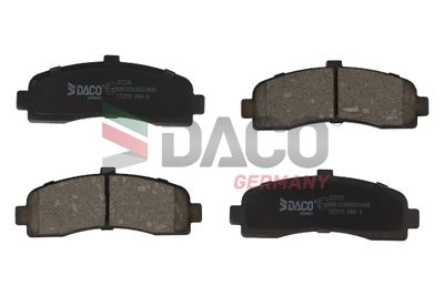 DACO Germany 322239 Тормозные колодки и сигнализаторы  для NISSAN MICRA II (K11) 1.0 i 16V