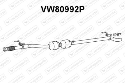 Катализатор СКВ VENEPORTE VW80992P для VW CRAFTER