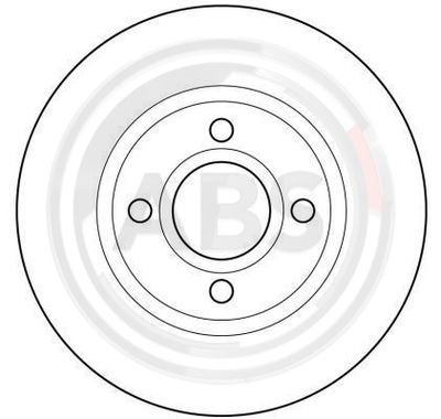 Тормозной диск A.B.S. 16075 для CHRYSLER LE