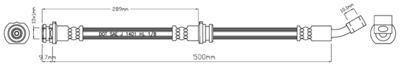 MOTAQUIP VBJ157 Тормозной шланг  для NISSAN SERENA (C23) 1.6