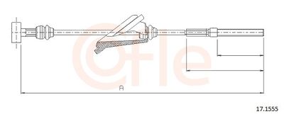 CABLU FRANA DE PARCARE