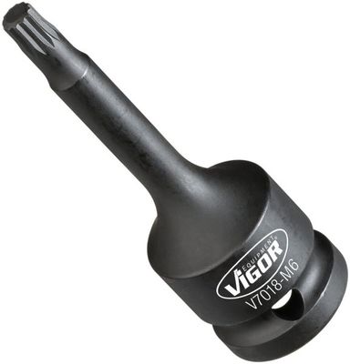 Vigor - Rázových bit XZN M6, 1/2"
