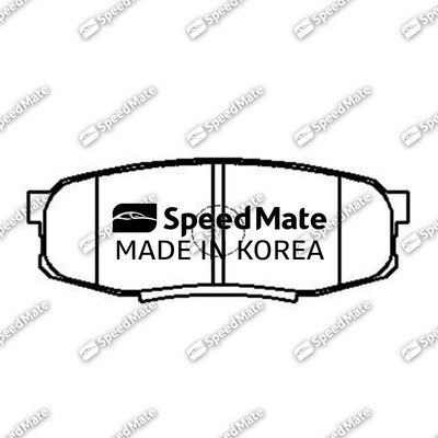 SpeedMate SM-BPJ225 Тормозные колодки и сигнализаторы  для TOYOTA TUNDRA Пикап (_K5_, _K6_) 5.7 (USK50_, USK51, USK52_, USK56_, USK57_)