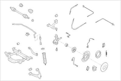 RADAUFHäNGUNG DELPHI OEMERC000017274R