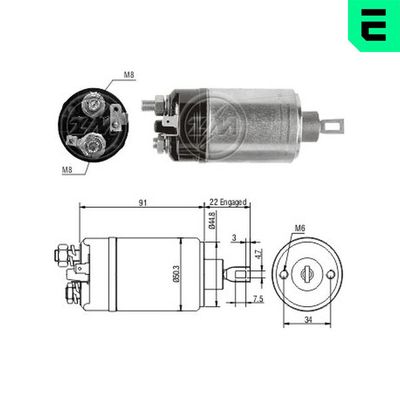 SOLENOID ELECTROMOTOR