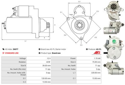 STARTER AS-PL S6077 4