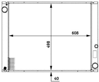 KüHLER MOTORKüHLUNG MAHLE CR777000P 1