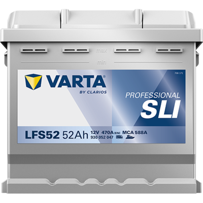 Varta 930052047K312 Professional SLI 12V 52Ah 470A