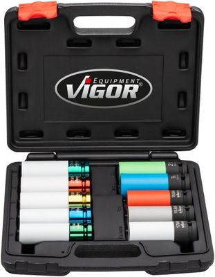 Vigor - Sada nadstavcov na ALU disky 1/2" 10ks