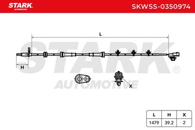 датчик, обороти на колелото STARK SKWSS-0350974