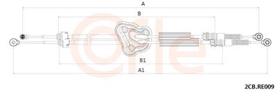 CABLU TRANSMISIE MANUALA COFLE 2CBRE009