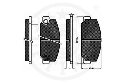 SET PLACUTE FRANA FRANA DISC OPTIMAL 9185 2