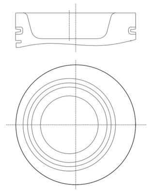 Zuiger - 227PI00139000 - MAHLE