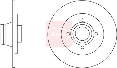 APEC Brake Disc DSK2943