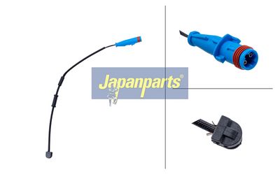 JAPANPARTS Įspėjimo kontaktas, stabdžių trinkelių susidėvėjimas
