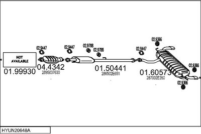 SISTEM DE ESAPAMENT MTS HYUN20648A018209