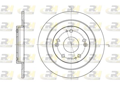 ROADHOUSE 61654.00 Тормозные диски  для HONDA CIVIC (Хонда Цивик)