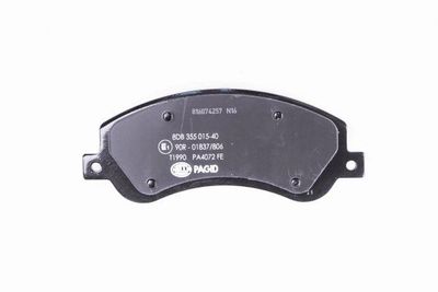 Brake Pad Set, disc brake 8DB 355 015-401