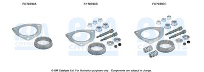 Zestaw montażowy, rura wydechowa BM CATALYSTS FK70390