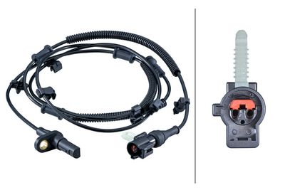 Czujnik, prędkość obrotowa koła HELLA 6PU358251-371