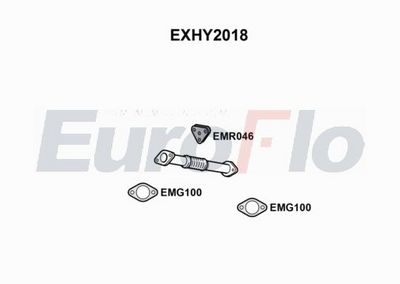 Zestaw tłumików, tłumik końcowy EUROFLO 286102S300