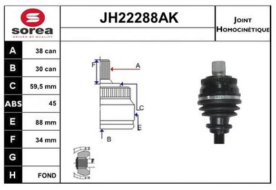 GELENKSATZ ANTRIEBSWELLE