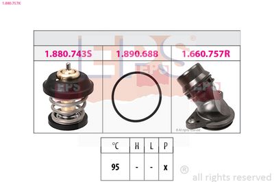Termostat, chladivo EPS 1.880.757K