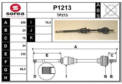 PLANETARA SNRA P1213