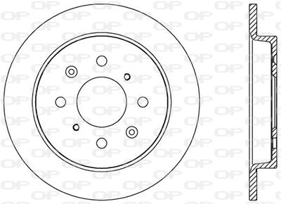 OPEN PARTS BDA2553.10 Тормозные диски  для HONDA CITY (Хонда Кит)