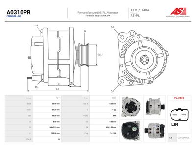 generátor AS-PL A0310PR