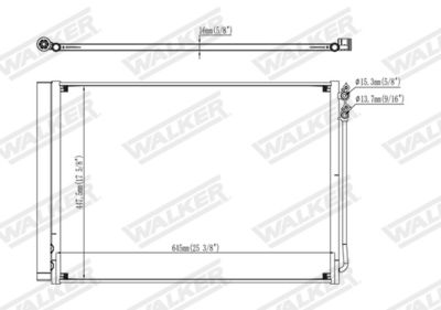 CONDENSATOR CLIMATIZARE WALKER WCD00189 6